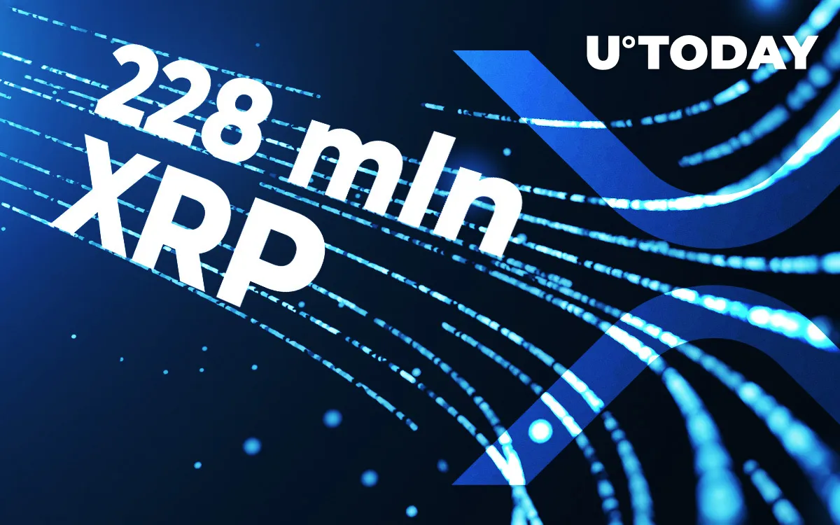 228 Mln XRP Transfer Detected, Ripple Wires One Third of It