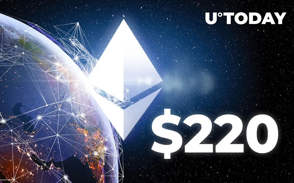 Ethereum Hits $220 While Number of Active ETH Wallets Sets 6-Month High