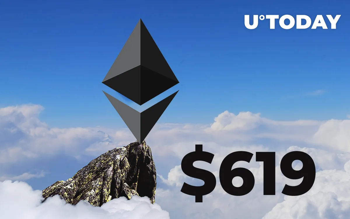 Here's Why Ethereum (ETH) Soared to $619 High Earlier Today