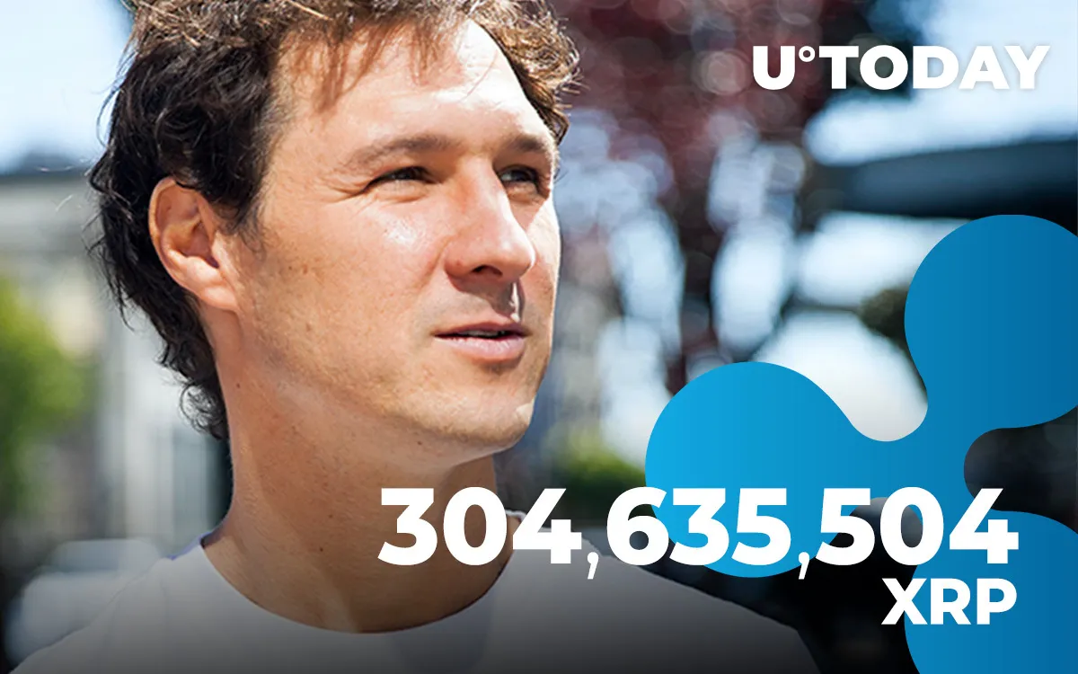 Ripple Sends 304,635,504 XRP to Jed McCaleb, While Exchanges Shift 175.6 Million XRP