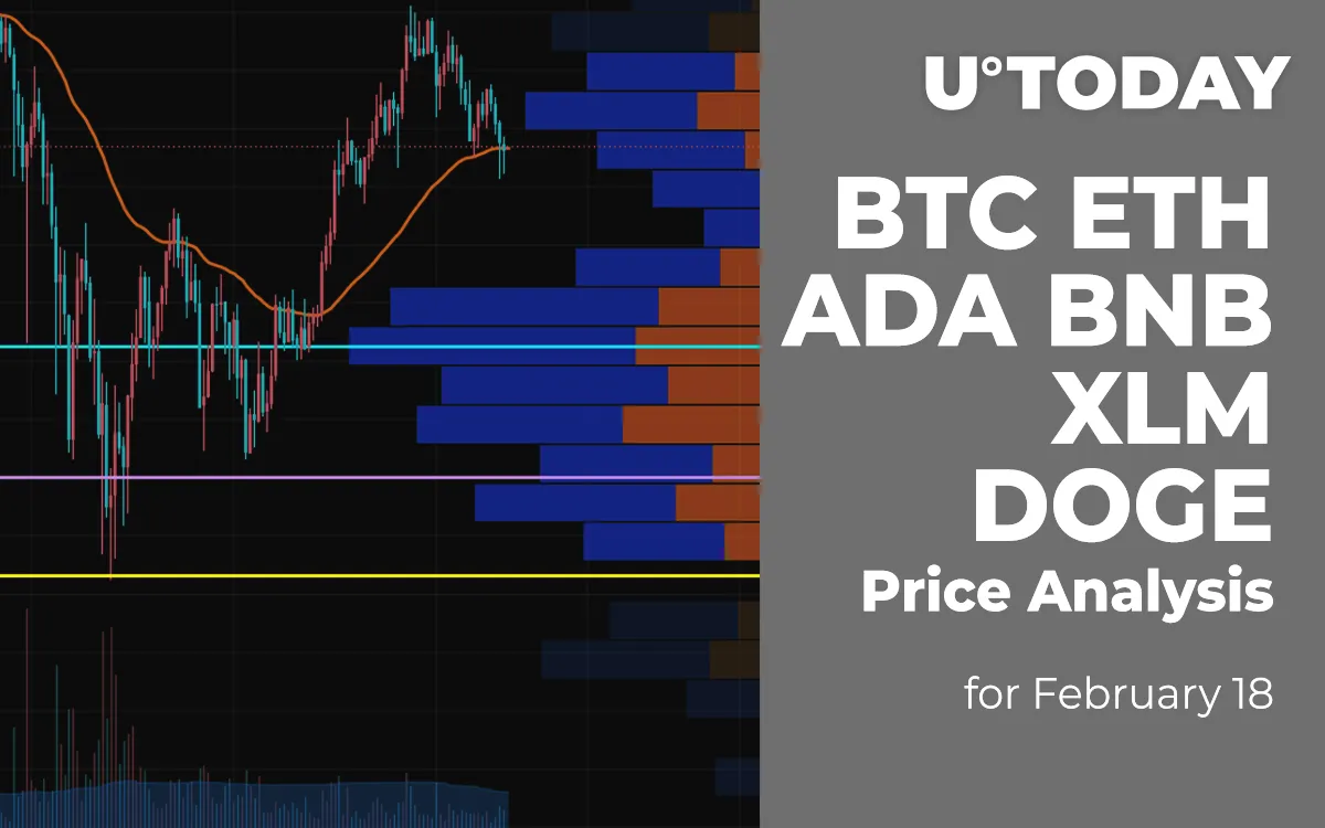BTC, ETH, ADA, BNB, XLM and DOGE Price Analysis for February 18