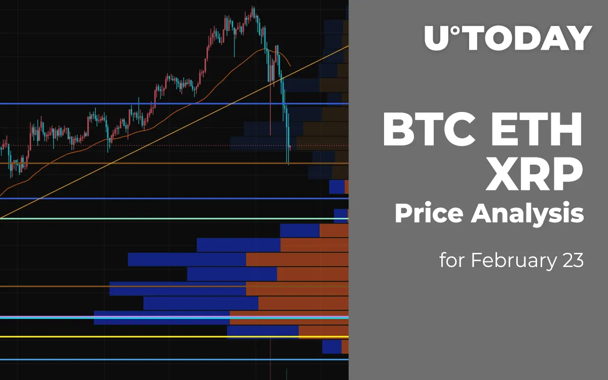 BTC, ETH and XRP Price Analysis for February 23