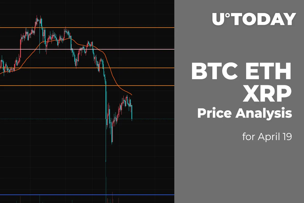 BTC, ETH, and XRP Price Analysis for April 19