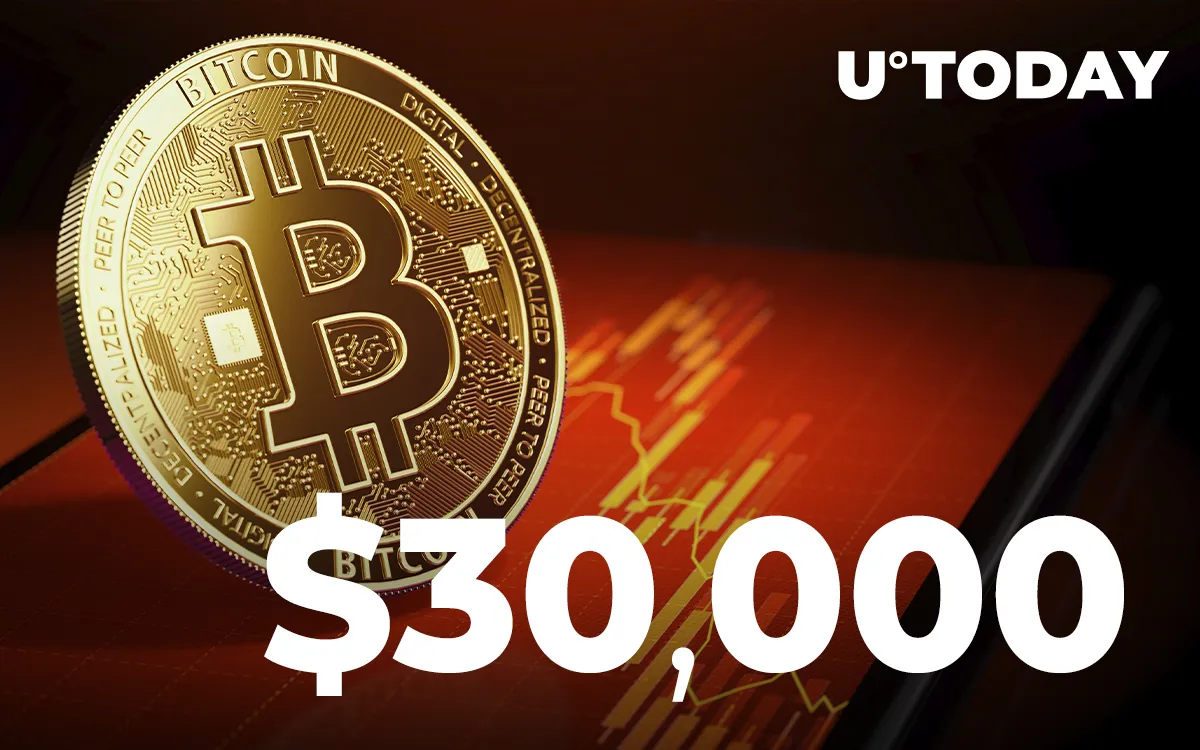 Bitcoin Comes Close to Breaking Below $30,000 Support as Bearish Sentiment Kicks Into High Gear
