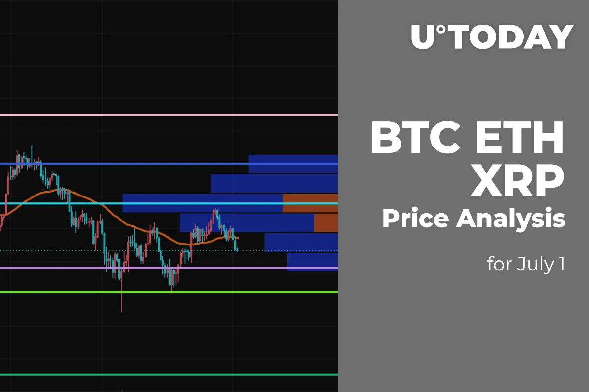 BTC, ETH, and XRP Price Analysis for July 1