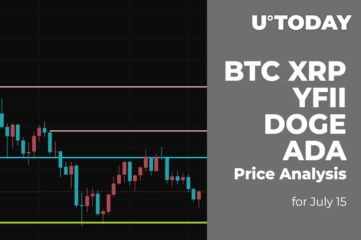 BTC, XRP, YFII, DOGE and ADA Price Analysis for July 15