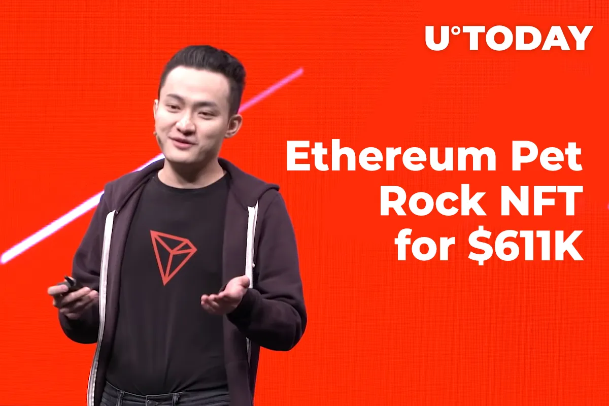 Justin Sun Brags About Buying Ethereum Pet Rock NFT for $611K