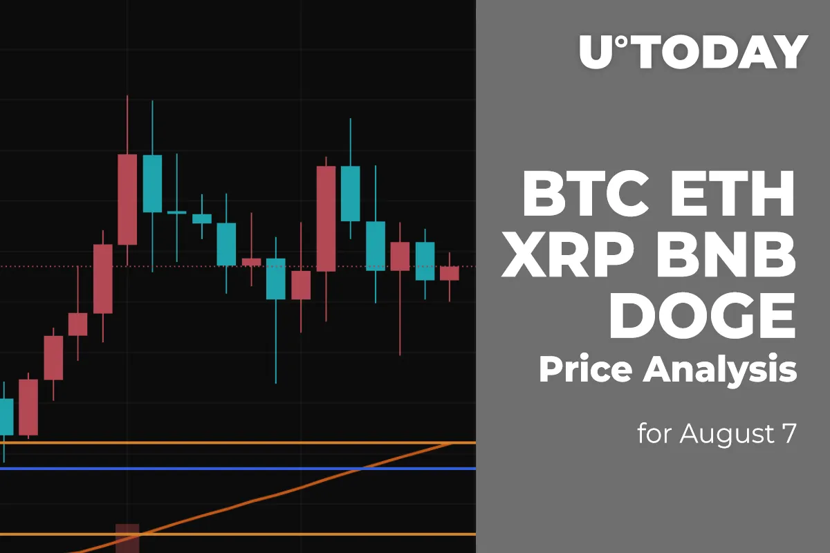 BTC, ETH, XRP, BNB and DOGE Price Analysis for August 7