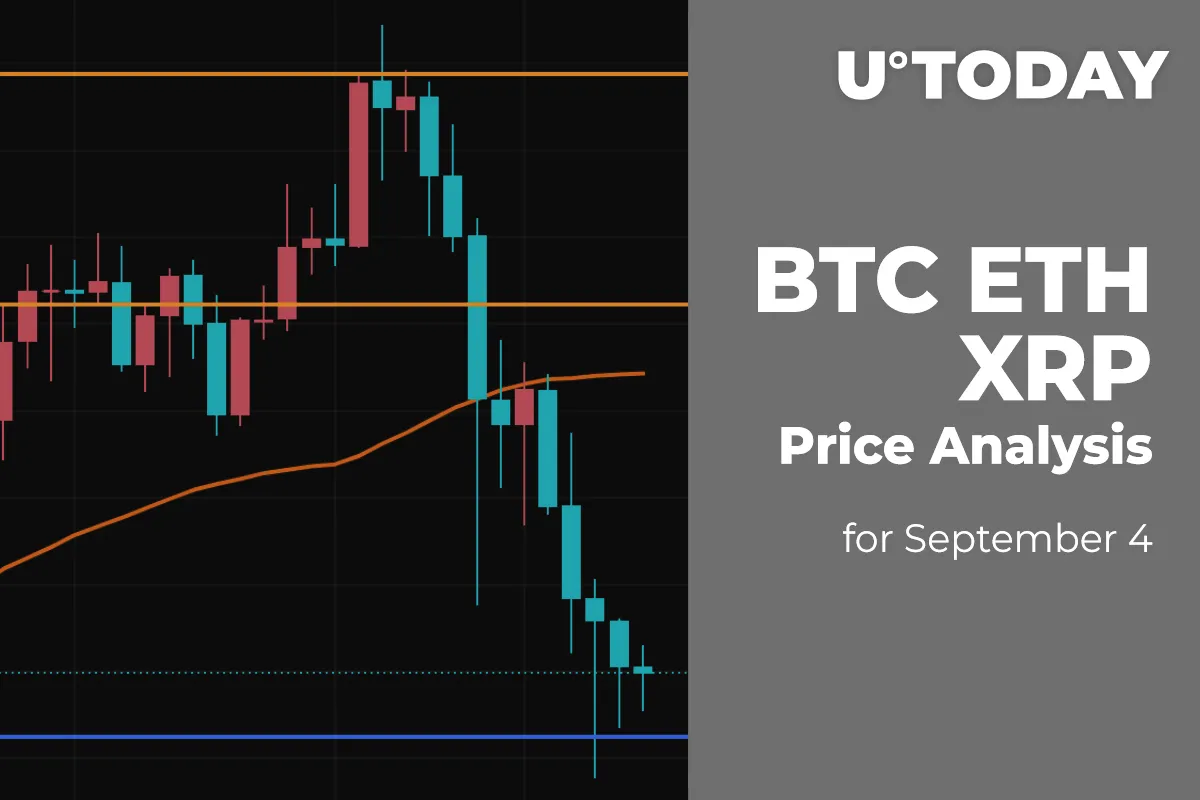 BTC, ETH and XRP Price Analysis for September 4