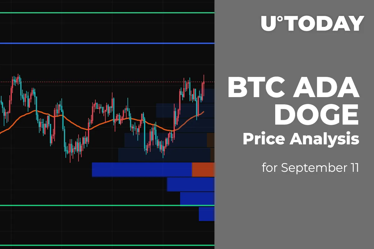 BTC, ADA and DOGE Price Analysis for September 11