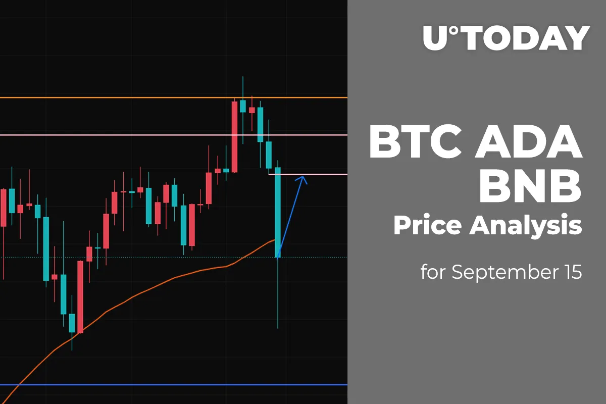 BTC, ADA and BNB Price Analysis for September 15