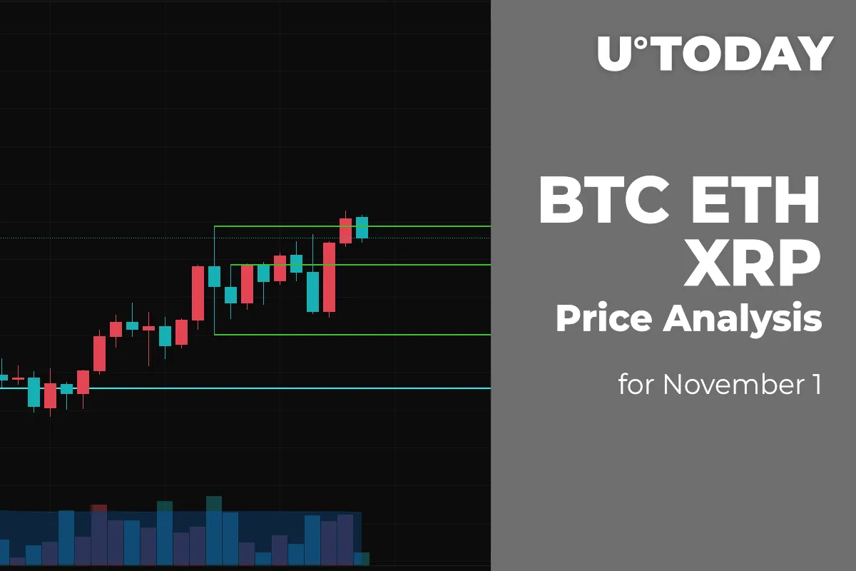 BTC, ETH, and XRP Price Analysis for November 1
