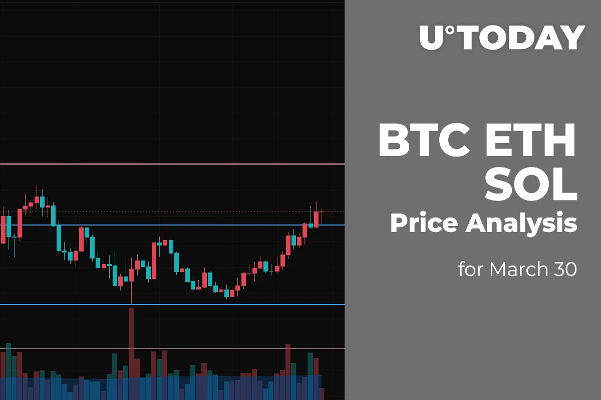 BTC, ETH and SOL Price Analysis for March 30