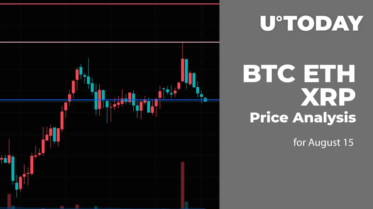 BTC, ETH and XRP Price Analysis for August 15