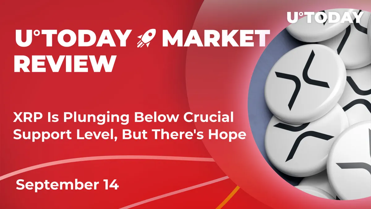 XRP Is Plunging Below Crucial Support Level, But There's Hope: Crypto Market Review, September 15