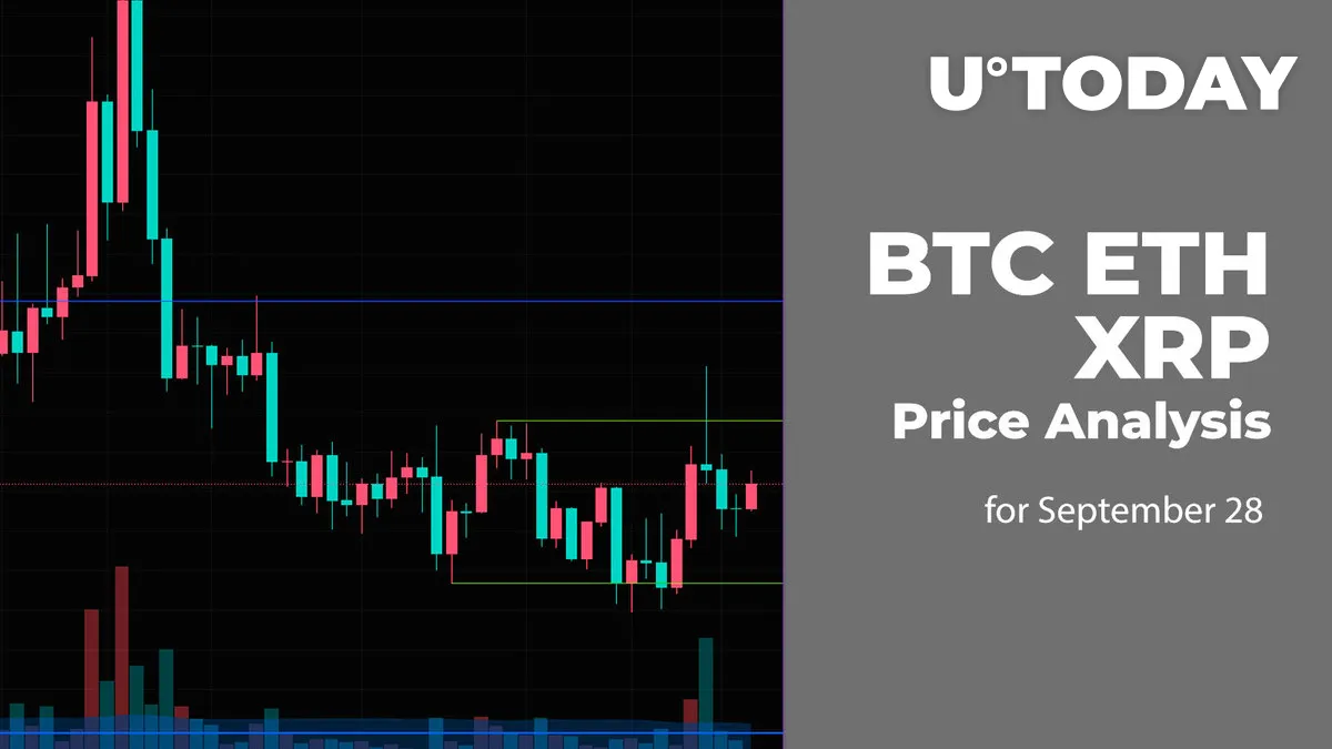 BTC, ETH and XRP Price Analysis for September 28