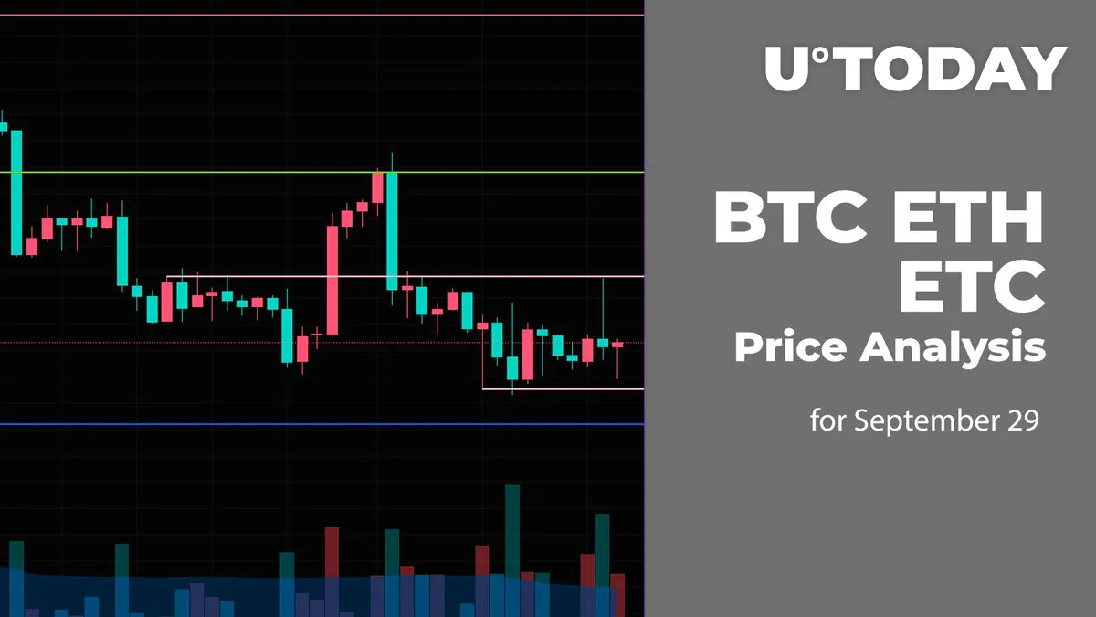 BTC, ETH and ETC Price Analysis for September 29