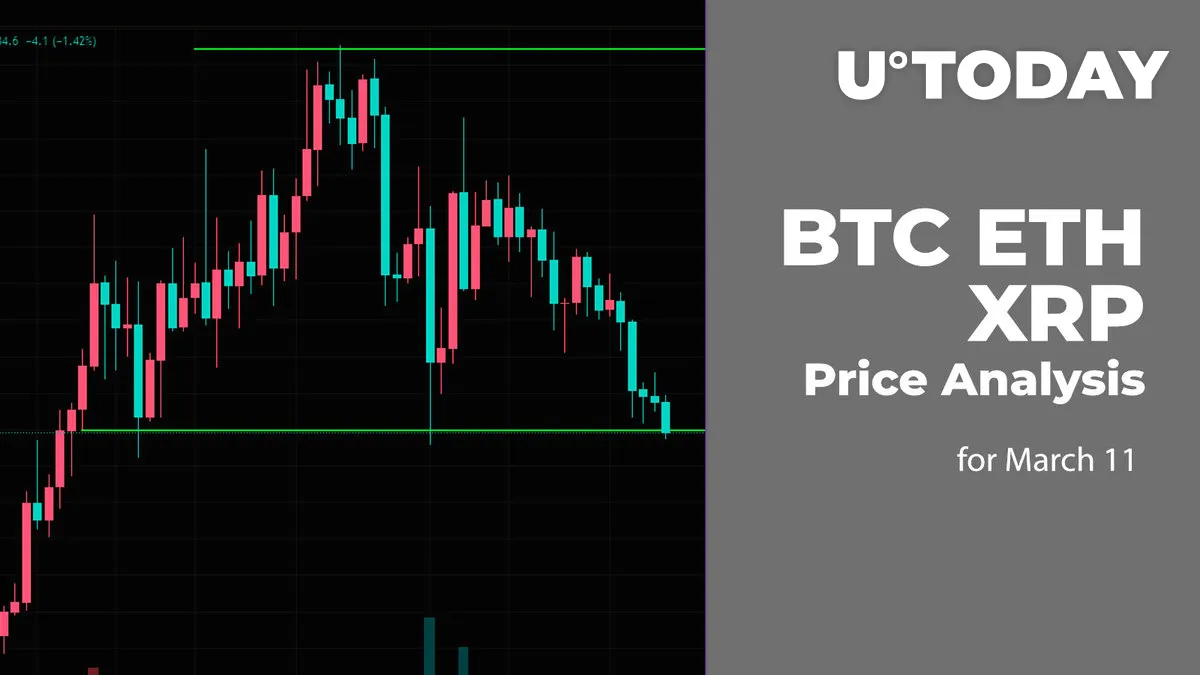 BTC, ETH and XRP Price Analysis for March 11