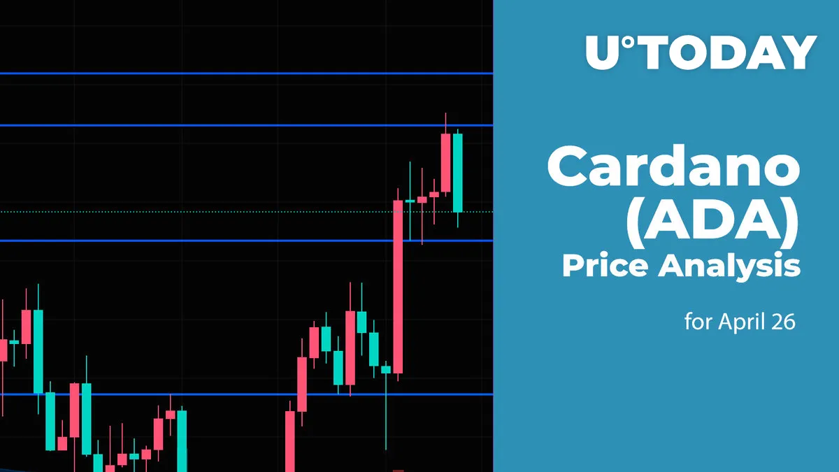 Cardano (ADA) Price Analysis for April 26