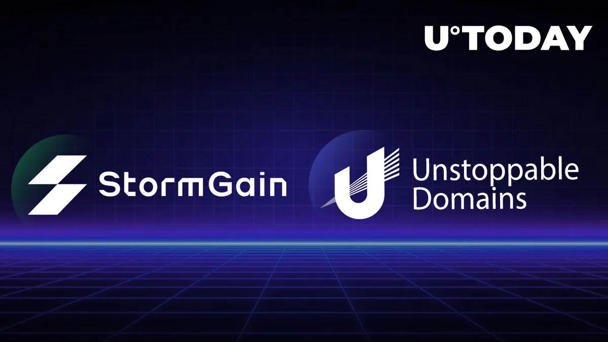 StormGain Trading Platform Partners With Unstoppable Domains, Announces Promo Campaign