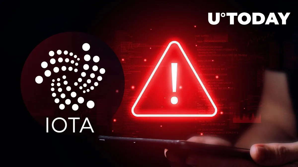 IOTA Issues Urgent Warning to Community; What to Know