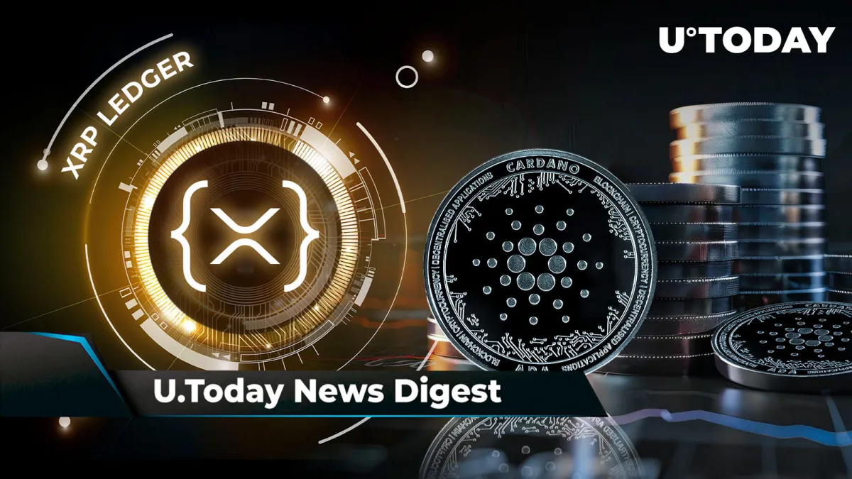 XRP Ledger Ready to Adopt Tokenized Gold, Silver in Q3, 2024, Cardano on Verge of "Most Significant" Milestone in Its History, Ancient ETH Whale Wakes Up: Crypto News Digest by U.Today