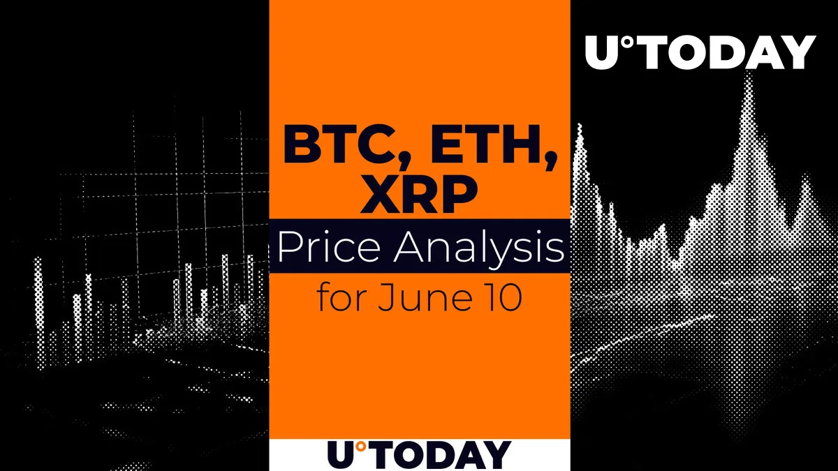 BTC, ETH and XRP Price Prediction for June 10