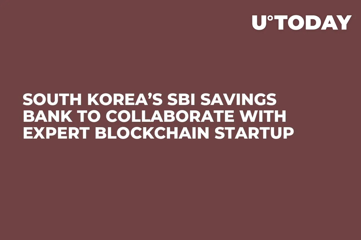 South Korea’s SBI Savings Bank to Collaborate With Expert Blockchain Startup