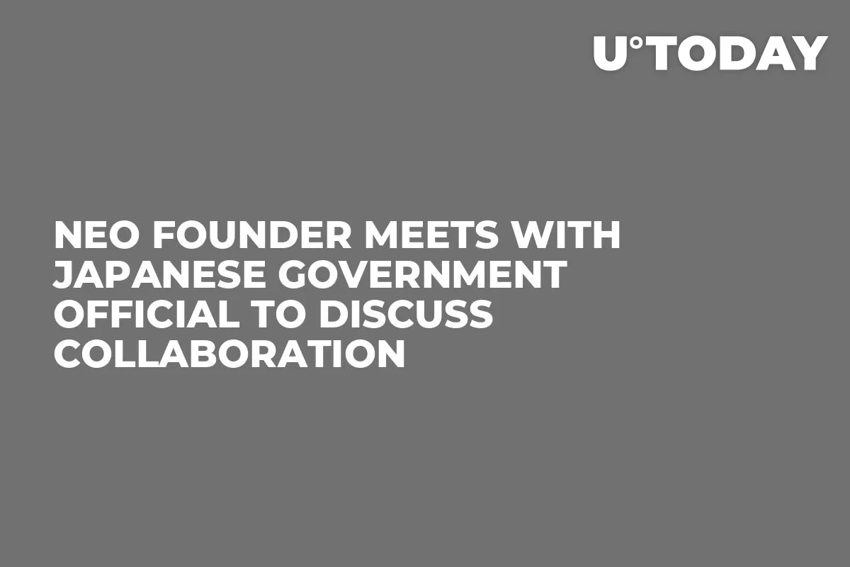 NEO Founder Meets With Japanese Government Official to Discuss Collaboration