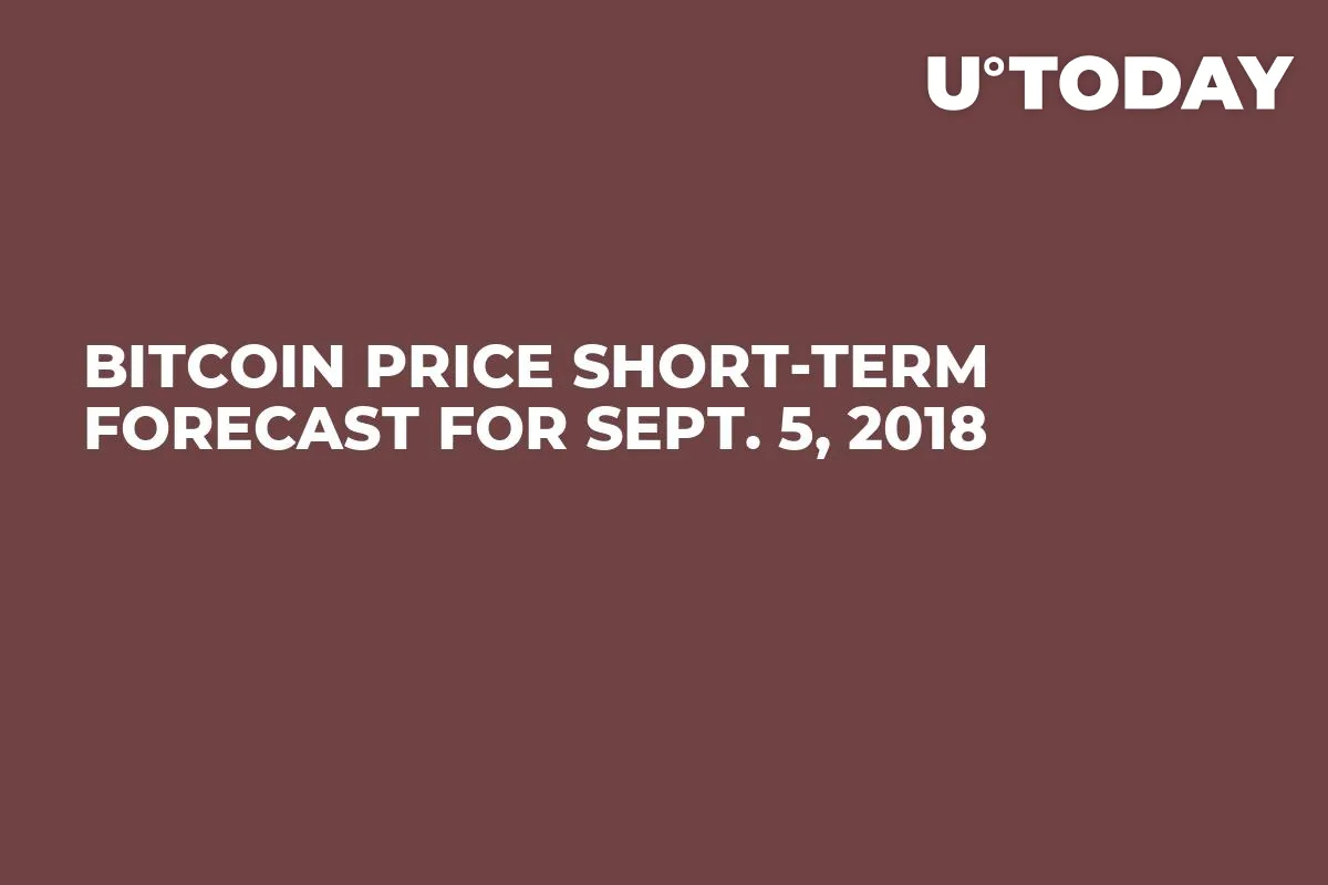 Bitcoin Price Short-Term Forecast For Sept. 5, 2018
