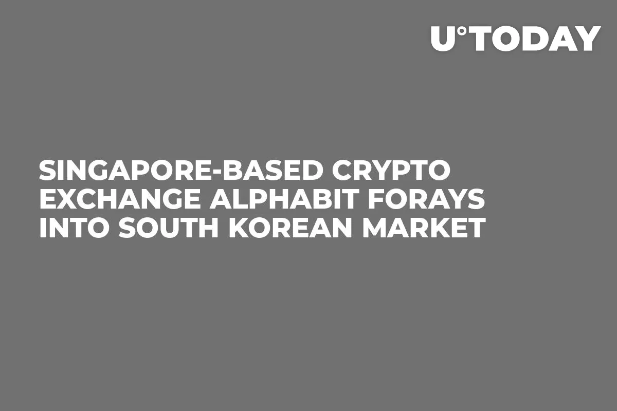 Singapore-based Crypto Exchange AlphaBit Forays Into South Korean Market    