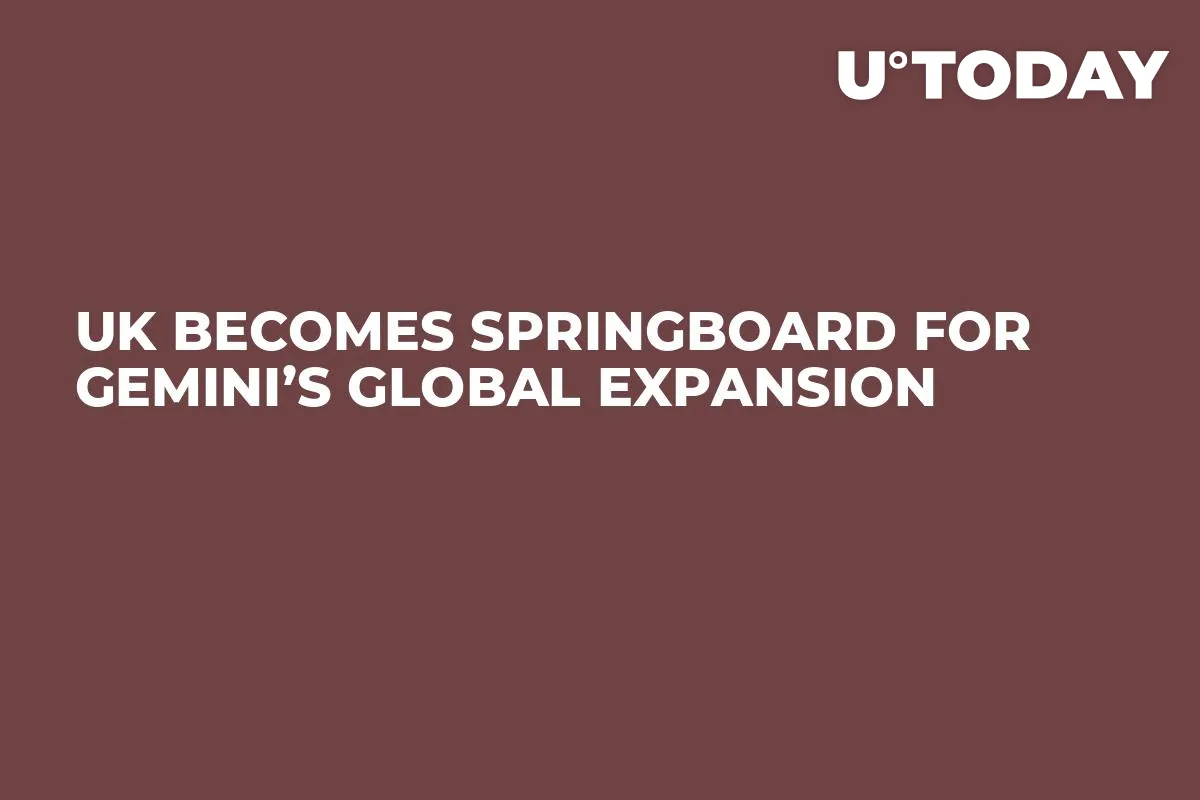 UK Becomes Springboard For Gemini’s Global Expansion
