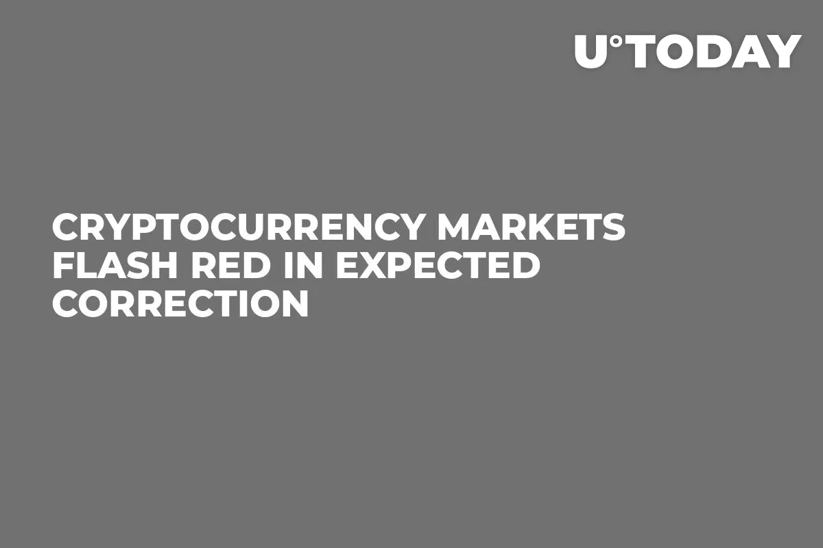 Cryptocurrency Markets Flash Red in Expected Correction