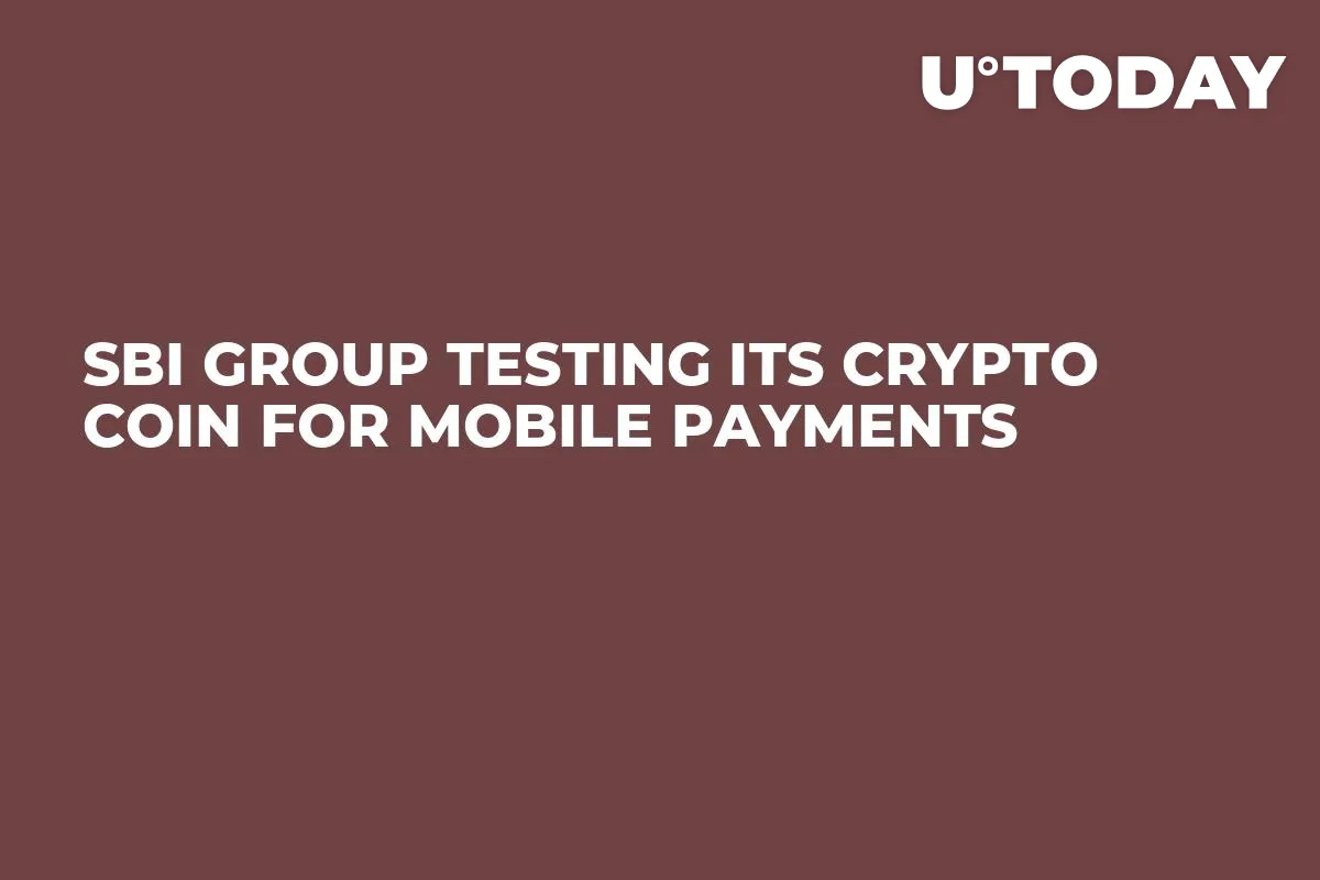 SBI Group Testing Its Crypto Coin For Mobile Payments