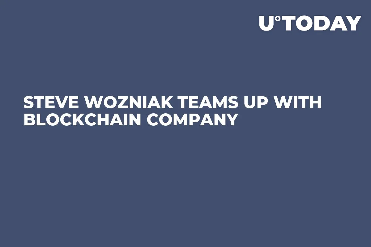 Steve Wozniak Teams Up with Blockchain Company 