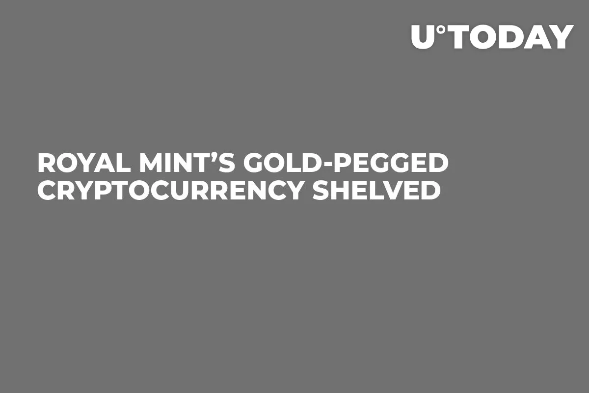 Royal Mint’s Gold-Pegged Cryptocurrency Shelved