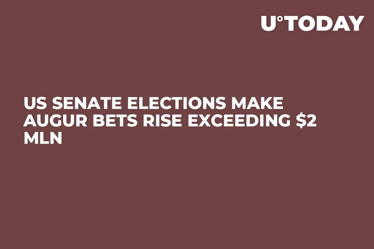 US Senate Elections Make Augur Bets Rise Exceeding $2 Mln