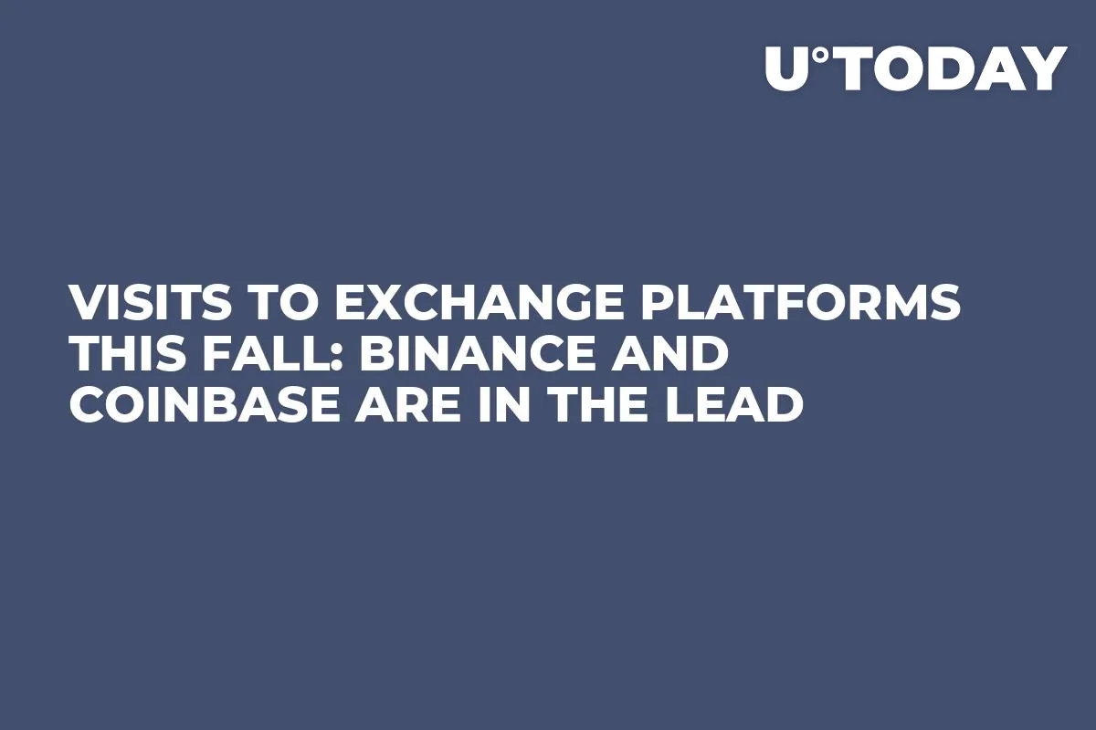Visits to Exchange Platforms This Fall: Binance and Coinbase are in the Lead