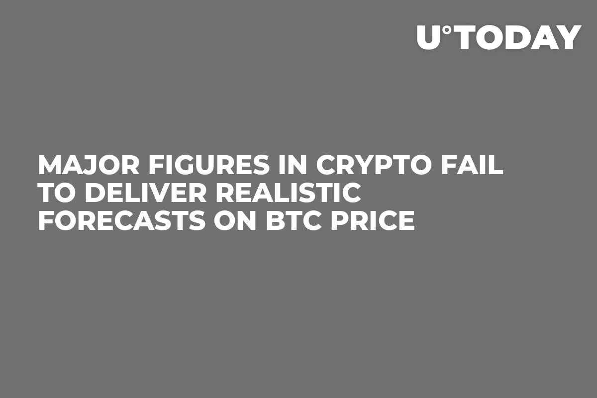 Major Figures in Crypto Fail to Deliver Realistic Forecasts on BTC Price