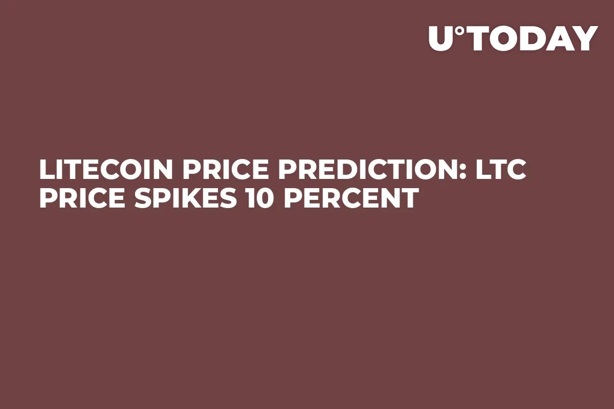 Litecoin Price Prediction: LTC Price Spikes 10 Percent 