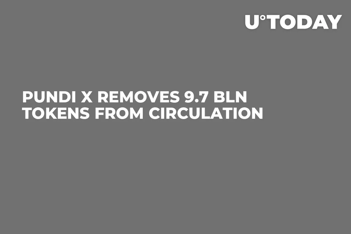Pundi X Removes 9.7 Bln Tokens From Circulation