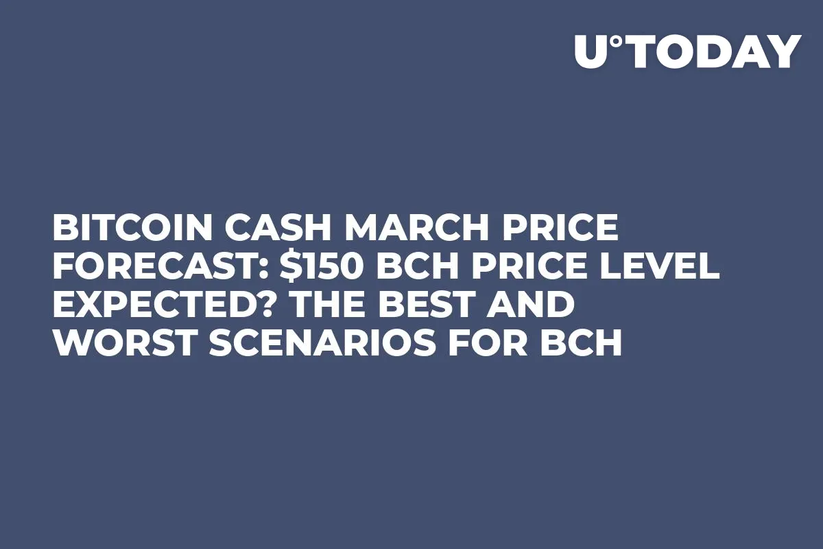 Bitcoin Cash March Price Forecast: $150 BCH Price Level Expected? The Best and Worst Scenarios for BCH
