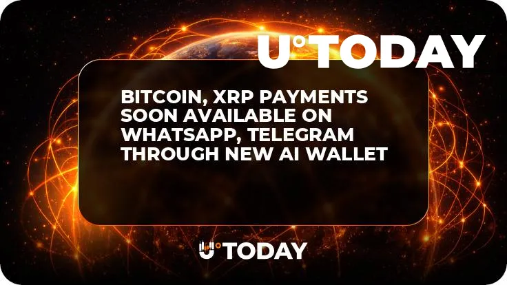 Bitcoin, XRP Payments Soon Available on WhatsApp, Telegram Through New AI Wallet