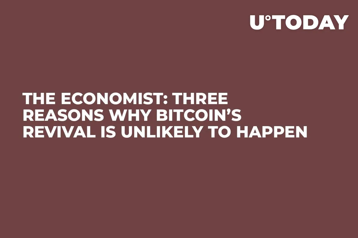 The Economist: Three Reasons Why Bitcoin’s Revival Is Unlikely to Happen