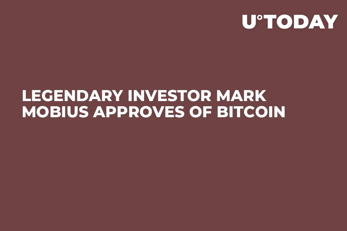 Legendary Investor Mark Mobius Approves of Bitcoin