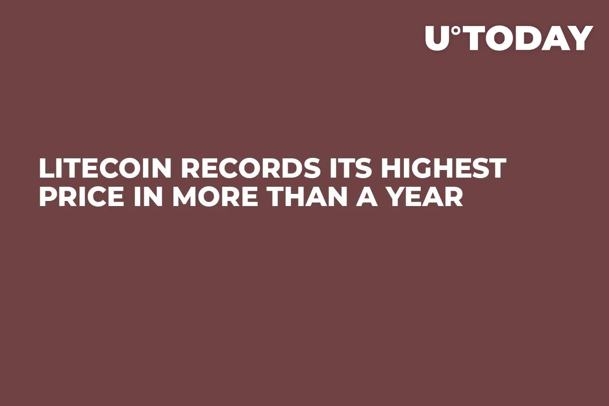 Litecoin Records Its Highest Price in More Than a Year