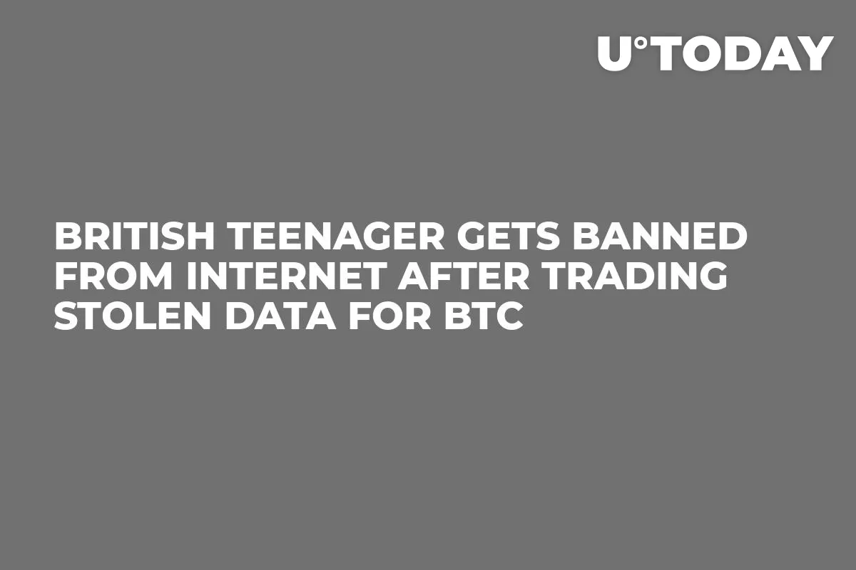 British Teenager Gets Banned from Internet After Trading Stolen Data for BTC