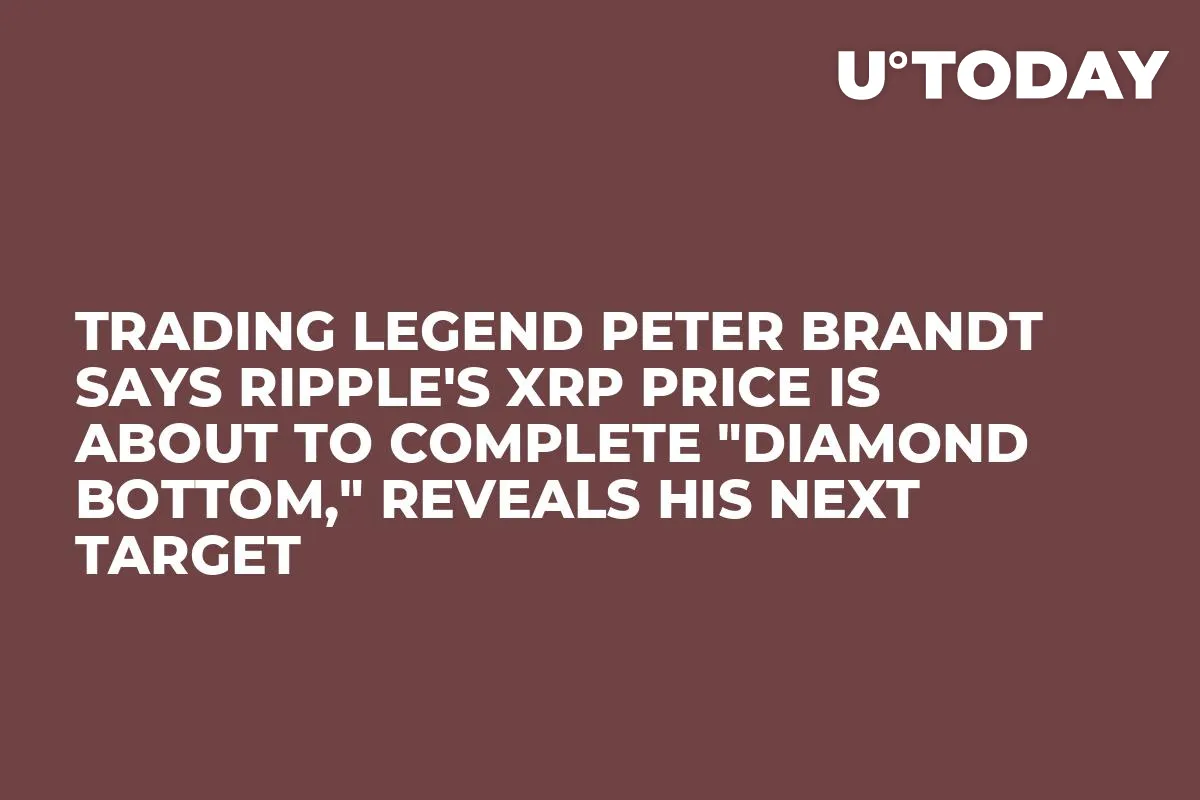 Trading Legend Peter Brandt Says Ripple's XRP Price Is About to Complete "Diamond Bottom," Reveals His Next Target