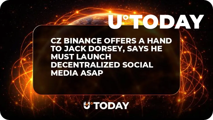CZ Binance Offers a Hand to Jack Dorsey, Says He Must Launch Decentralized Social Media ASAP