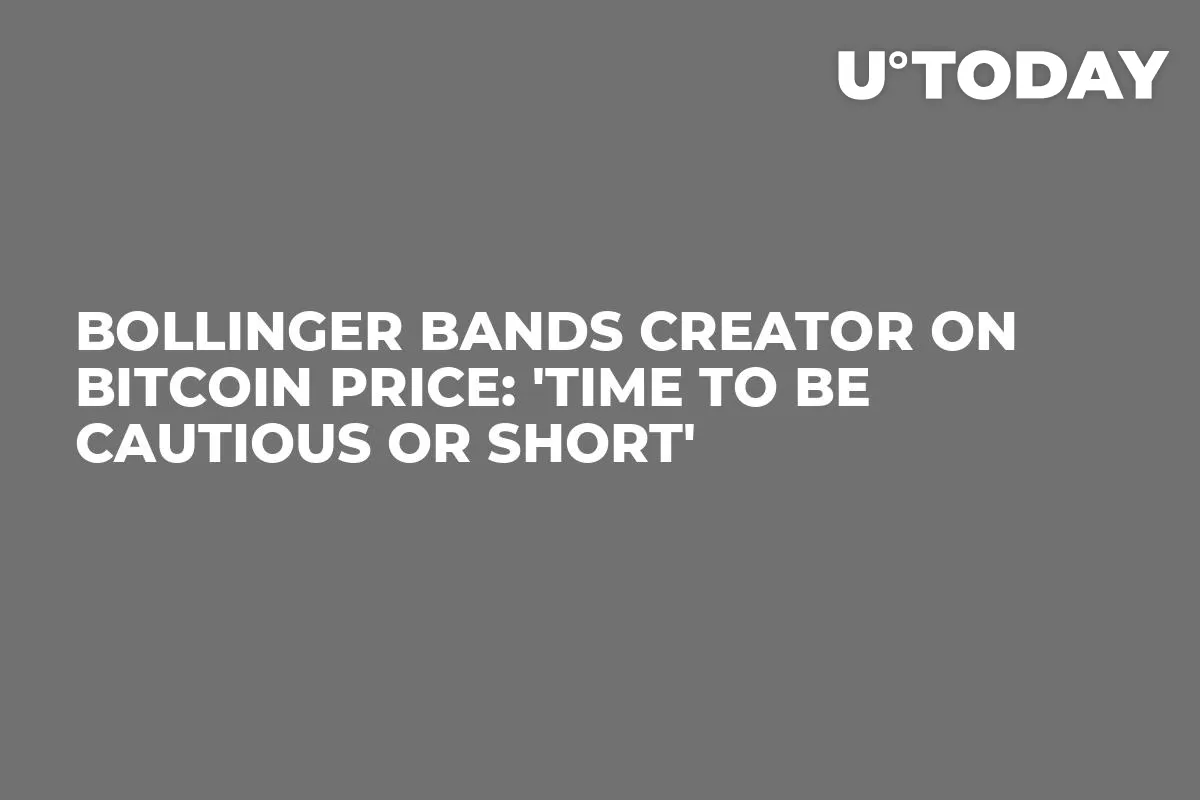 Bollinger Bands Creator on Bitcoin Price: 'Time to Be Cautious or Short'